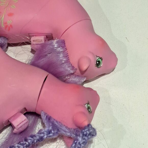 Lily flutter my little pony vintage toy horse Qty 2 mlp G1 - Picture 6 of 7